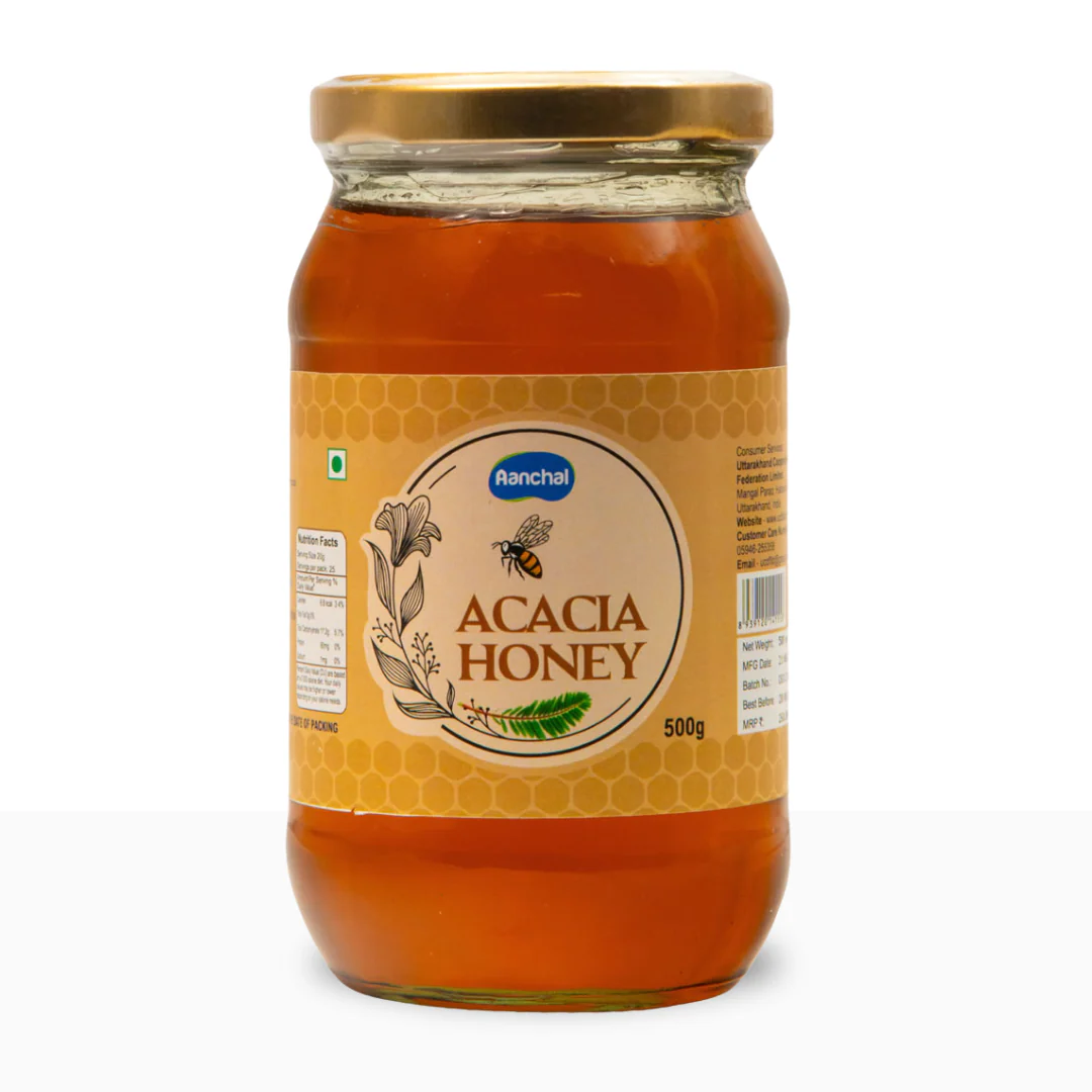 Aanchal Acacia Honey – Light, Pure & Naturally Sweet