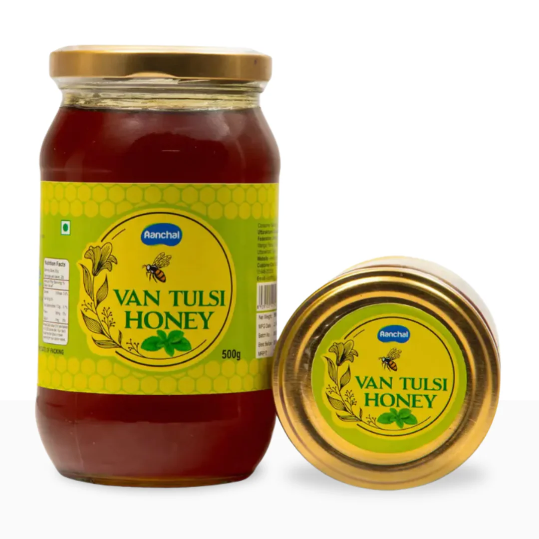 Aanchal Van Tulsi Honey – Herbal, Pure & Healing - Image 2